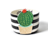 HAPPY EVERYTHING BLACK STRIPE BIG BOWL - A. Dodson's