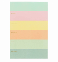 COLOR BLOCK WEEKLY MEMO NOTEPAD, Rifle Paper Co - A. Dodson's