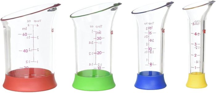 OXO Good Grips 4 Piece Mini Measuring Beaker Set