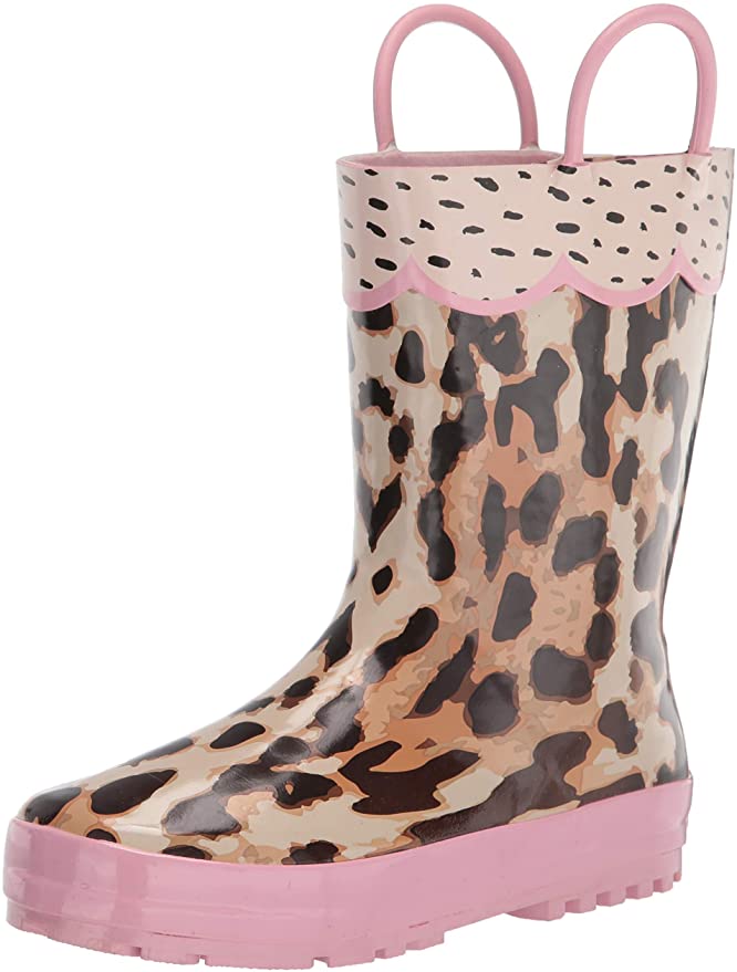LEOPARD RAIN BOOTS