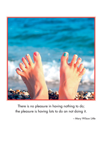 NOT DOING IT CARD