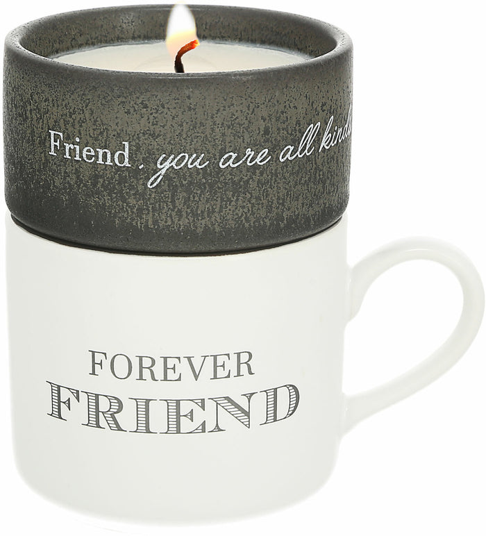 Friend - Stacking Mug and Candle Set 100% Soy Wax Scent: Tranquility