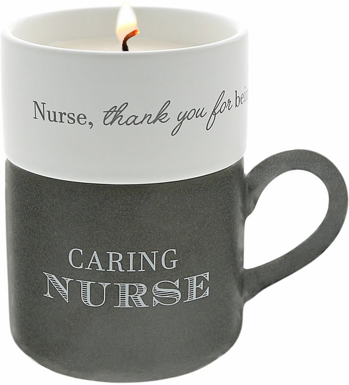 Nurse - Stacking Mug and Candle Set 100% Soy Wax Scent: Tranquility