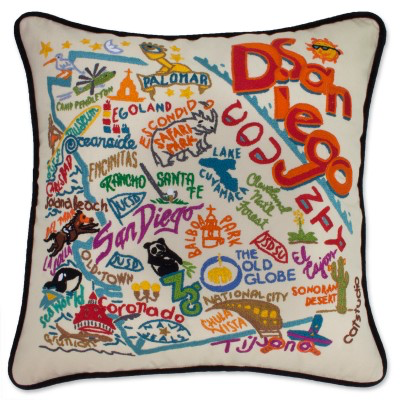 SAN DIEGO PILLOW BY CATSTUDIO - A. Dodson's