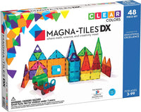 MAGNA-TILES DX CLEAR COLORS 48 PIECE SET