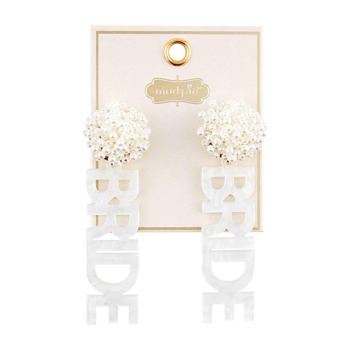 BRIDE EARRINGS BY MUD PIE - A. Dodson's