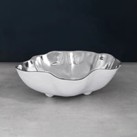BEATRIZ BALL THANNI Onyx Medium Bowl (White and Silver)
