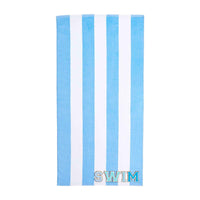 PATCH BEACH TOWEL BY MUD PIE - 3 COLORS