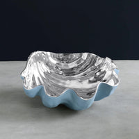 BEATRIZ BALL THANNI Shell Large Bowl (Blue and Silver)