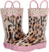 LEOPARD RAIN BOOTS