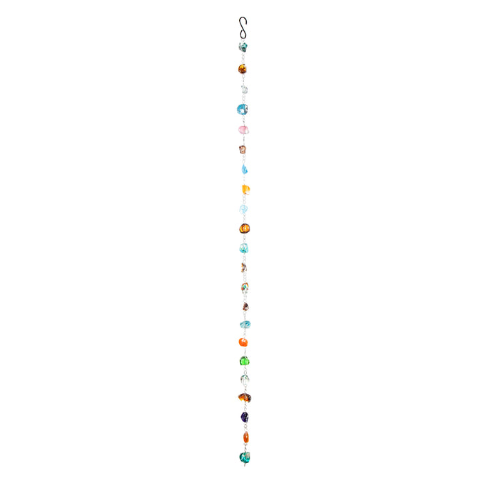 71"H Multicolor Glass Rain Chain