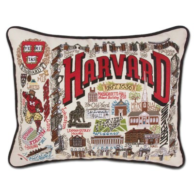 HARVARD UNIVERSITY PILLOW BY CATSTUDIO - A. Dodson's