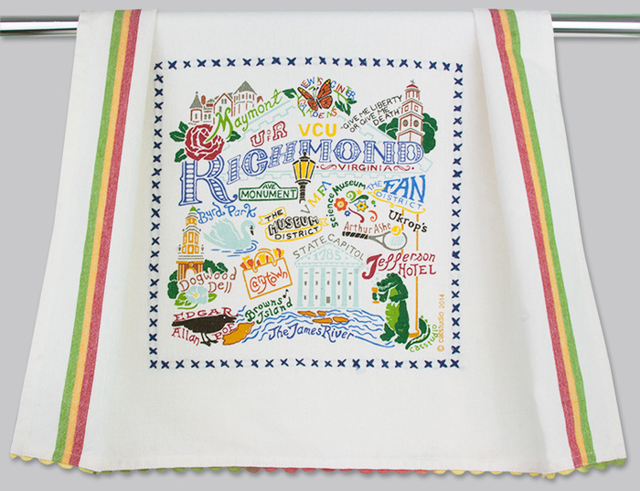 RICHMOND DISH TOWEL BY CATSTUDIO