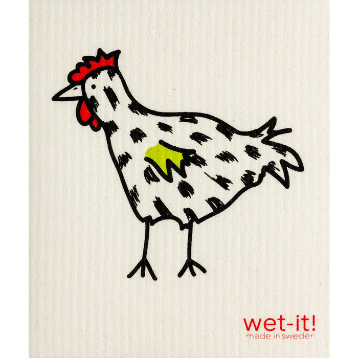 WET-IT! Painted Chicken Swedish Cloth