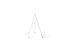 HAPPY EVERYTHING MEDIUM SWIRL PLATE STAND WHITE - A. Dodson's