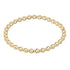 classic grateful pattern 4mm bead bracelet - gold by enewton - A. Dodson's
