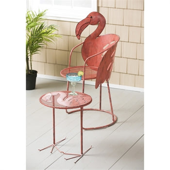 FLAMINGO CHAIR AND SIDE TABLE
