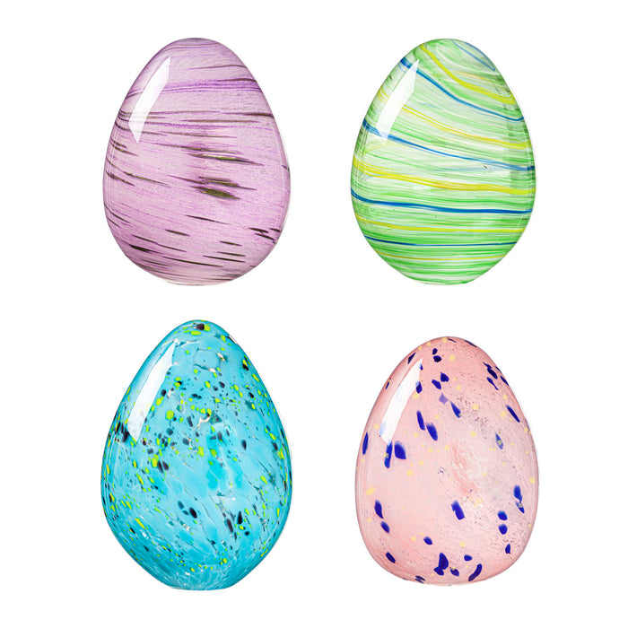 Colorful Glass Easter Egg - 4 Styles