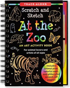 SCRATCH & SKETCH AT THE ZOO TRACE-ALONG