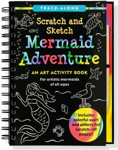 SCRATCH & SKETCH MERMAID ADVENTURE TRACE-ALONG - A. Dodson's