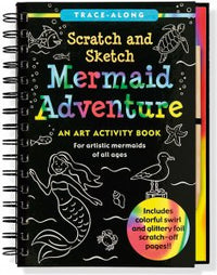 SCRATCH & SKETCH MERMAID ADVENTURE TRACE-ALONG