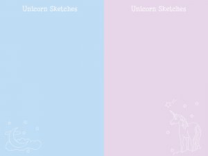 SCRATCH & SKETCH UNICORN ADVENTURE TRACE-ALONG - A. Dodson's
