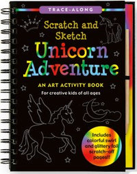 SCRATCH & SKETCH UNICORN ADVENTURE TRACE-ALONG