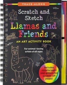 SCRATCH & SKETCH LLAMAS & FRIENDS TRACE ALONG