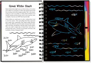 SCRATCH & SKETCH SHARKS TRACE ALONG - A. Dodson's