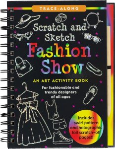 SCRATCH & SKETCH FASHION SHOW TRACE ALONG