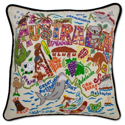 AUSTRALIA PILLOW BY CATSTUDIO