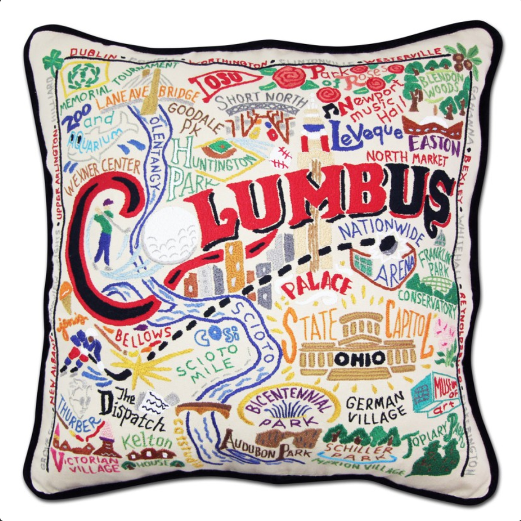 COLUMBUS PILLOW BY CATSTUDIO - A. Dodson's