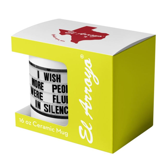 Coffee Mug 16oz - Fluent In Silence