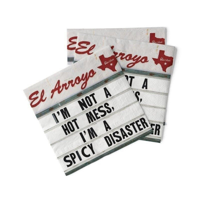 El Arroyo Cocktail Napkins (Pack of 20) - Spicy Disaster