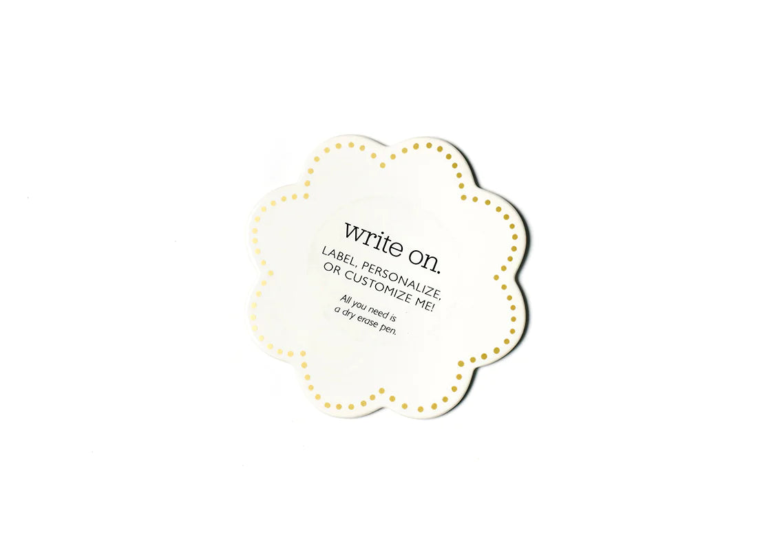 HAPPY EVERYTHING GOLD DOT WRITE ON BIG ATTACHMENT - A. Dodson's
