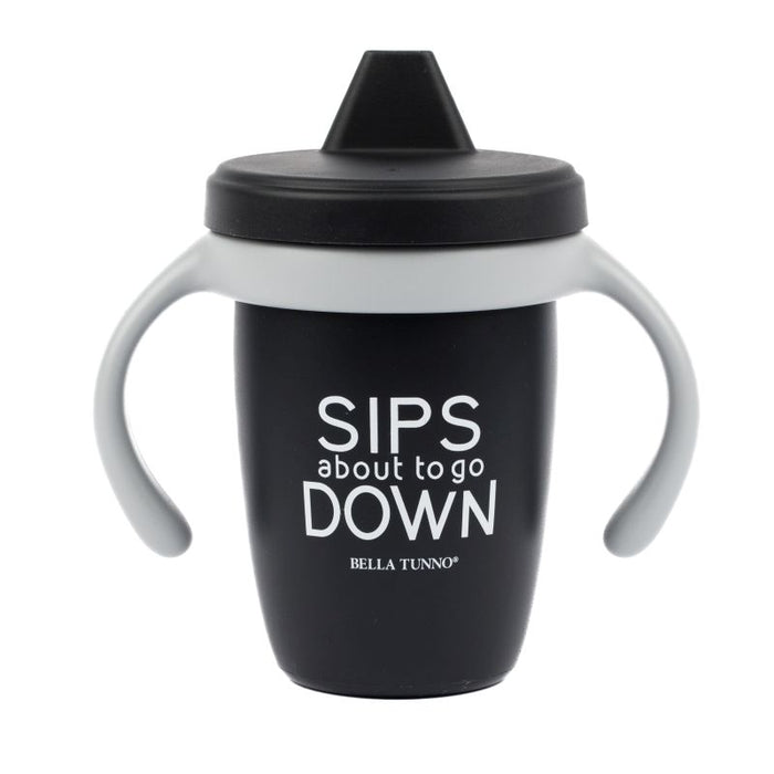 Sips Down Happy Sippy Cup BY BELLA TUNNO