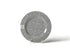 HAPPY EVERYTHING BLACK SMALL DOT BIG ENTERTAINING ROUND PLATTER - A. Dodson's