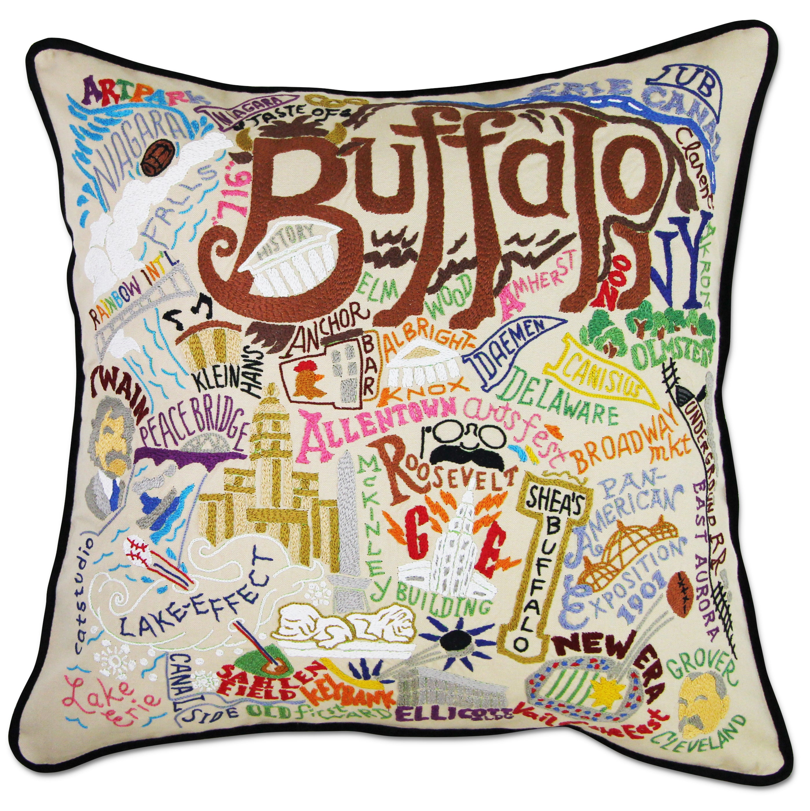 BUFFALO PILLOW BY CATSTUDIO - A. Dodson's