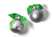 Coton Colors Our First Christmas As Mr. & Mrs. Glass Ornament