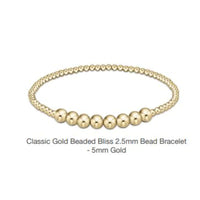 classic beaded bliss 2.5mm bead bracelet - 5mm gold by enewton