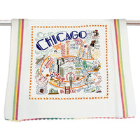 CHICAGO DISH TOWEL BY CATSTUDIO