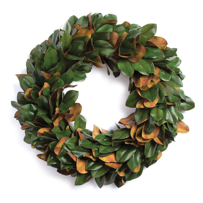 GRAND MAGNOLIA LEAF WREATH 24" BY NAPA HOME & GARDEN