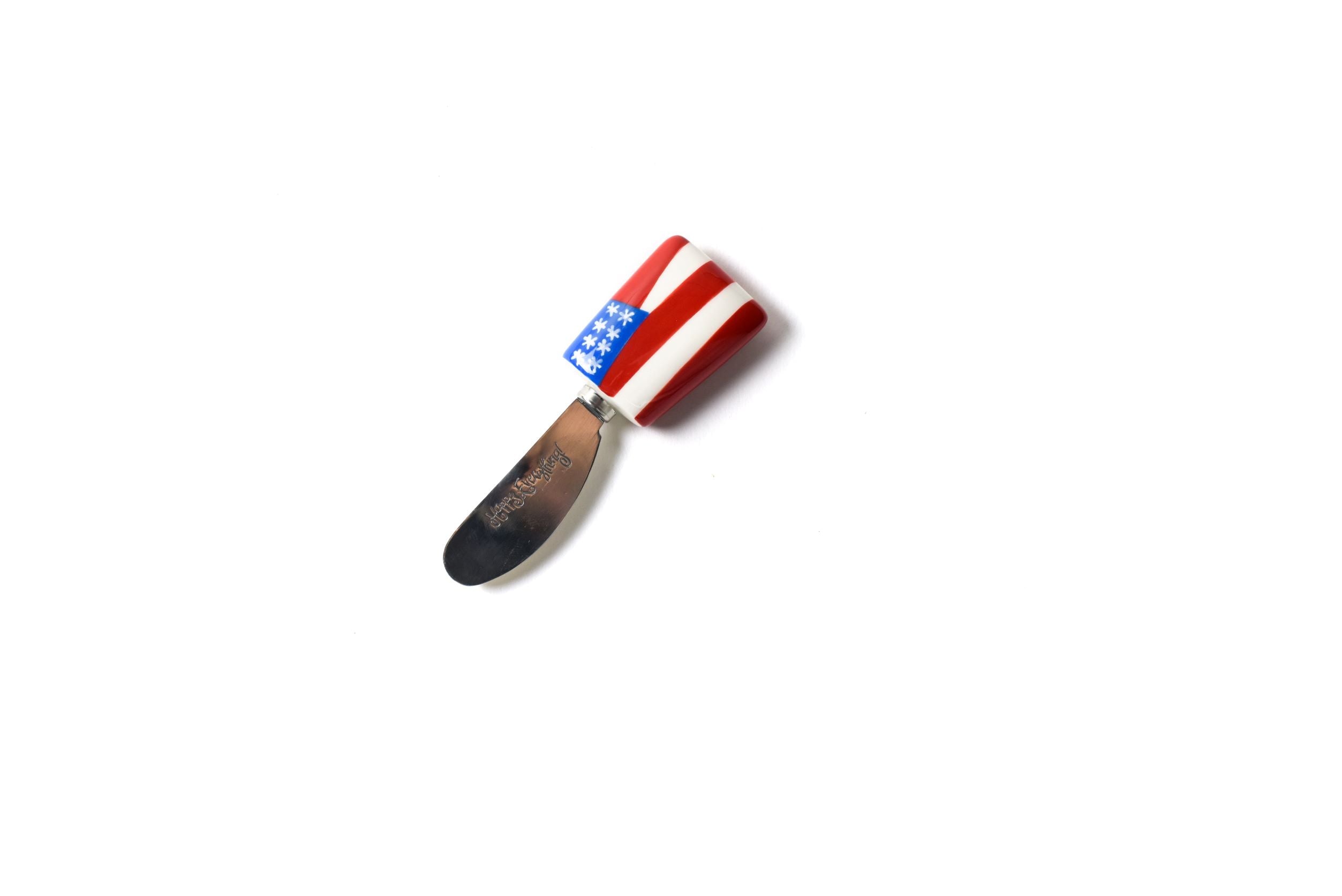 HAPPY EVERYTHING EMBELLISHMENT FLAG APPETIZER SPREADER - A. Dodson's