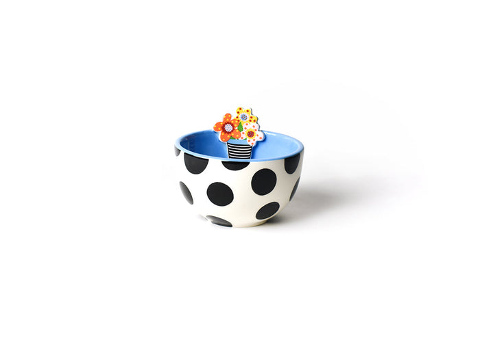 HAPPY EVERYTHING FLOWERS EMBELLISHMENT BOWL