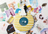 Happy Everything Gold Medium Stripe Mini Round Frame - A. Dodson's