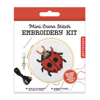 Mini CrossStitch Embroidery Kit Ladybug