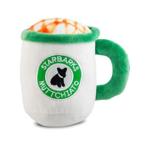 Starbarks Muttchiato Coffee Cup Dog Toy by Haute Diggity Dog