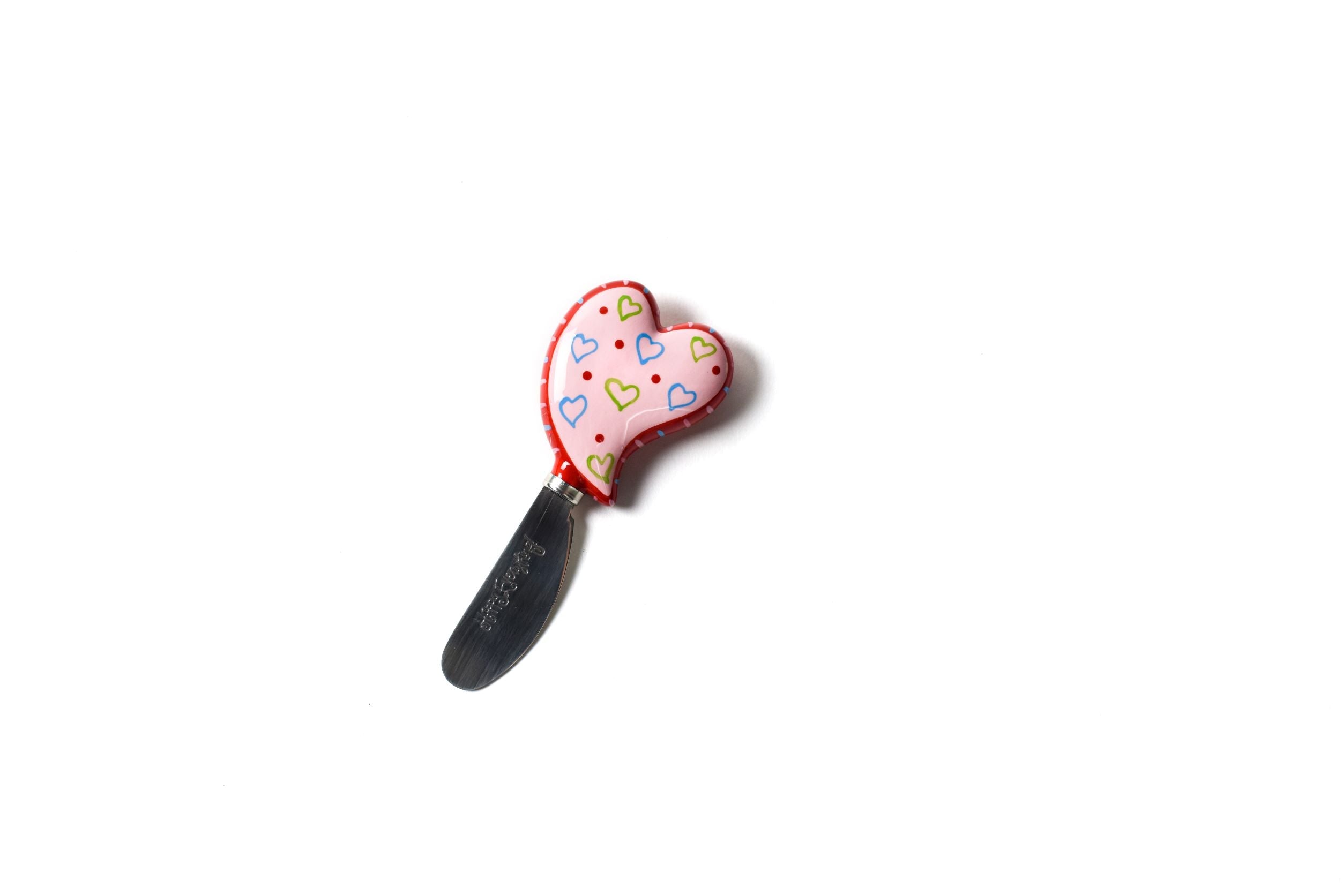 HAPPY EVERYTHING EMBELLISHMENT HEART APPETIZER SPREADER - A. Dodson's