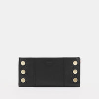 Hammitt 110 North Wallet in Black with Brushed Gold