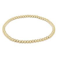 classic gold 3mm bead bracelet by enewton